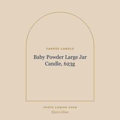 Yankee Candle Baby Powder Large Jar Candle, 623g